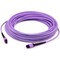 Add-On Addon 3M Mpo (Female) To Mpo (Female) Aqua Om4 12-Strand Crossover ADD-MPOMPO-3M5OM4P - alternate 1